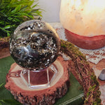 Pyrite Sphere with Stand