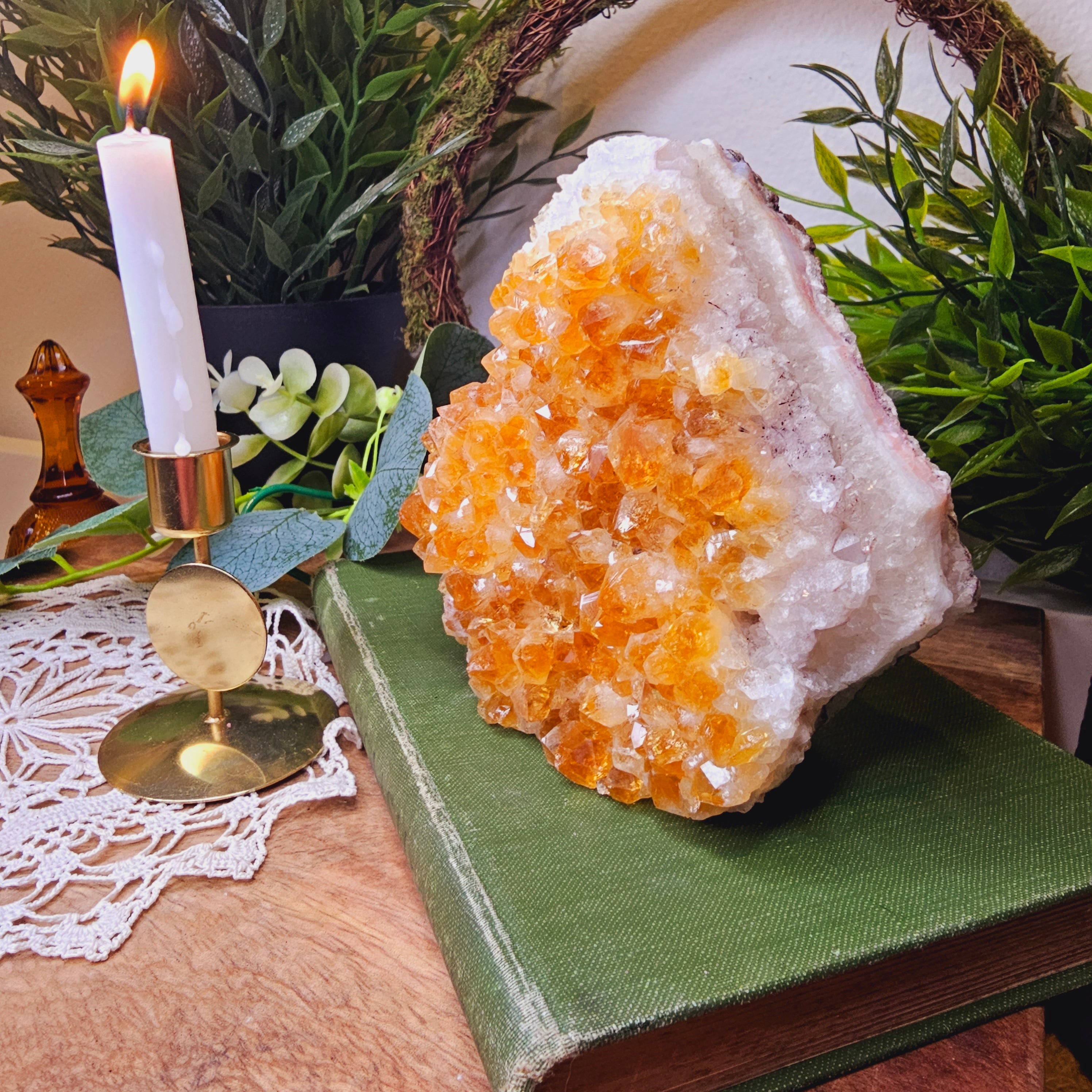 Large Citrine Cluster