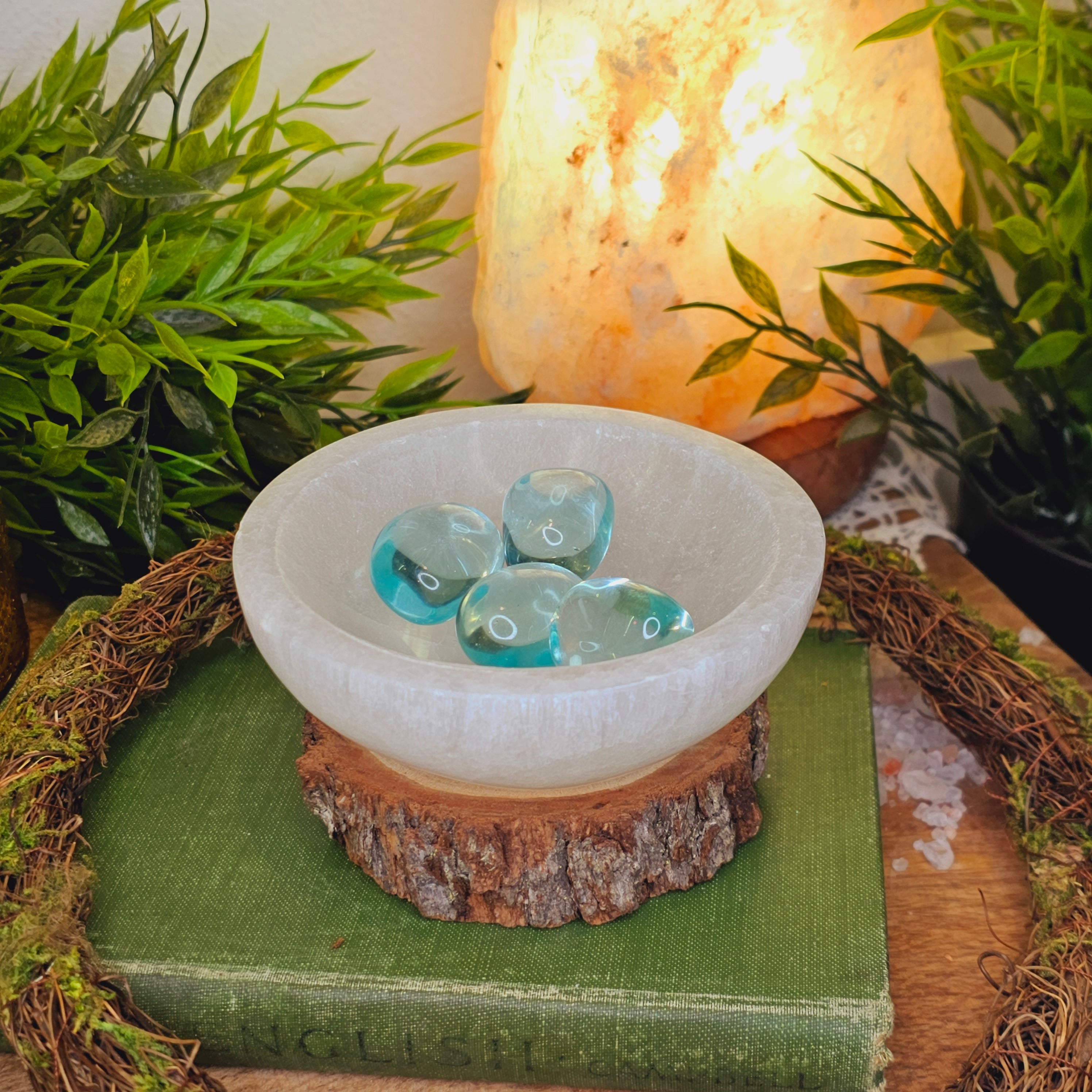 Round Selenite Bowl