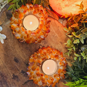 Citrine Tealight Candle Holder