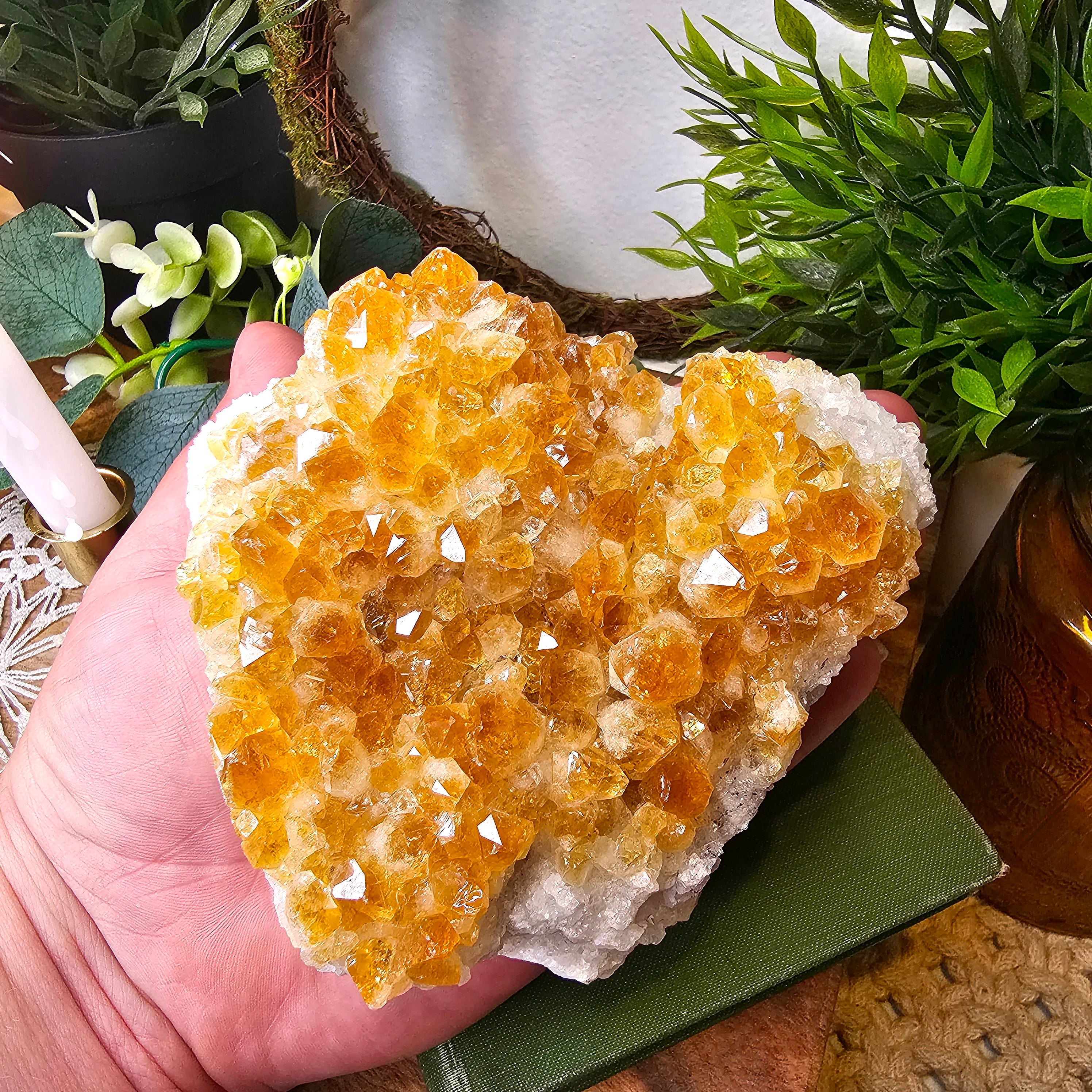 Large Citrine Cluster