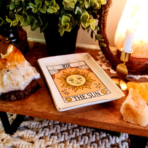 Ceramic Tarot Trinket Dish - The Sun