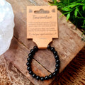 Black Tourmaline Crystal Bracelet Medium