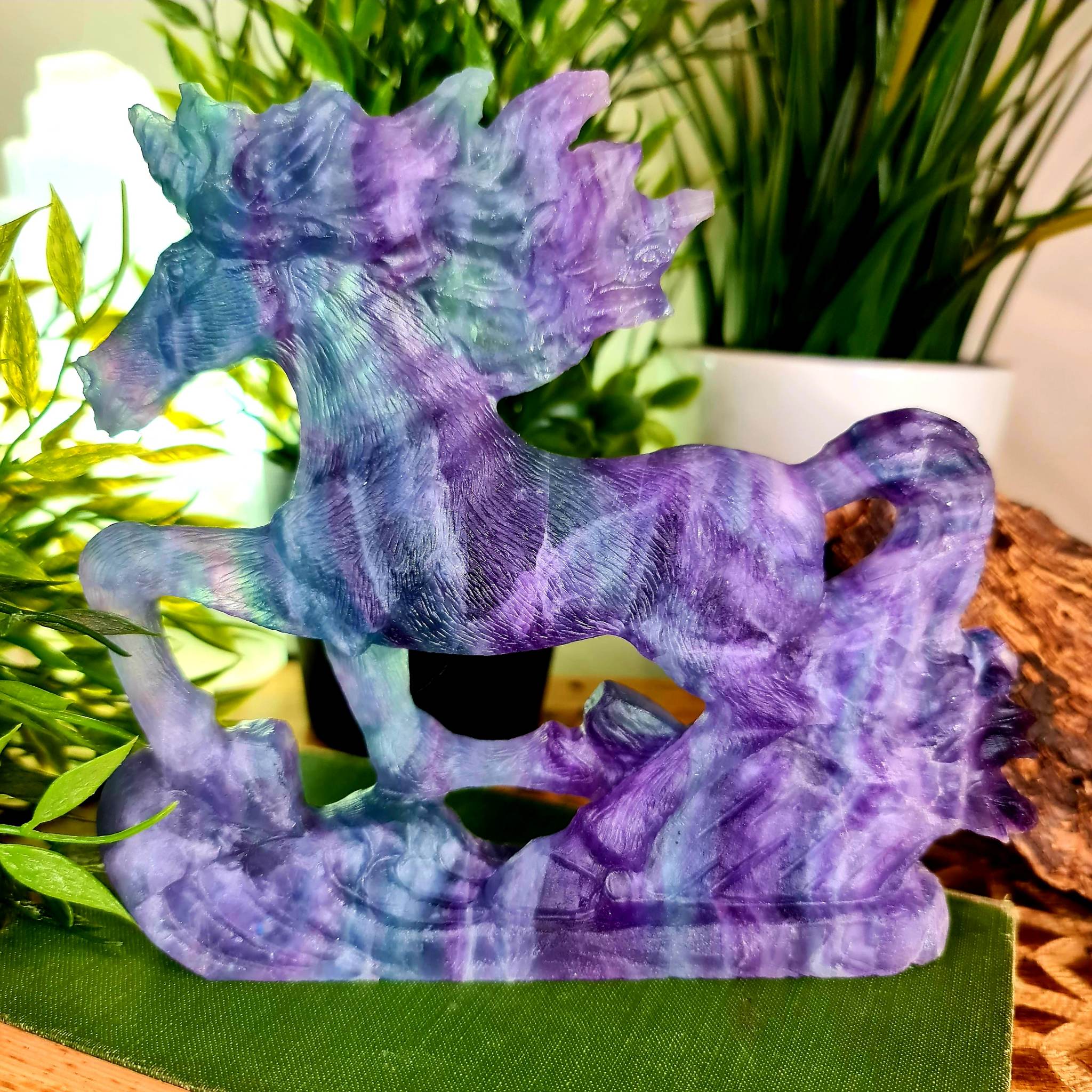 Fluorite Carved Horse