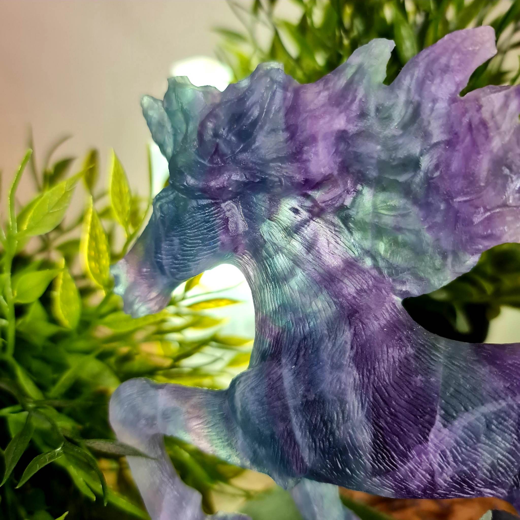 Fluorite Carved Horse
