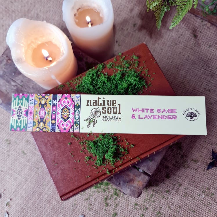 Native Soul White Sage and Lavender incense