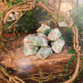 Green Calcite Chunks